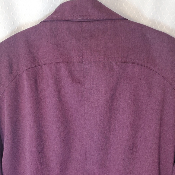 Styleworks blazer jacket business casual plus size 14 Burgundy. - Picture 8 of 16